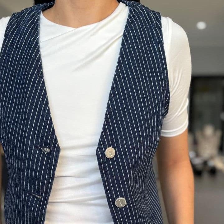 chaleco denim