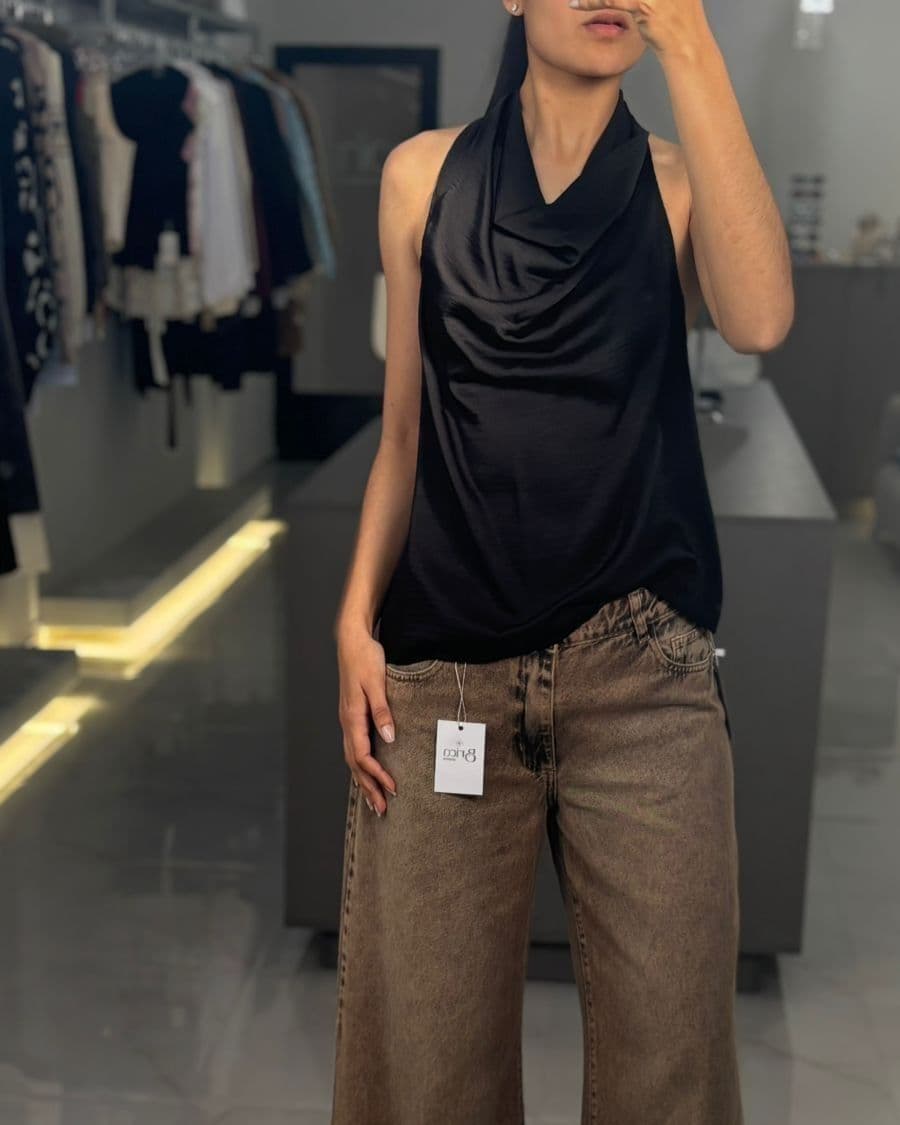 Top cuello halter